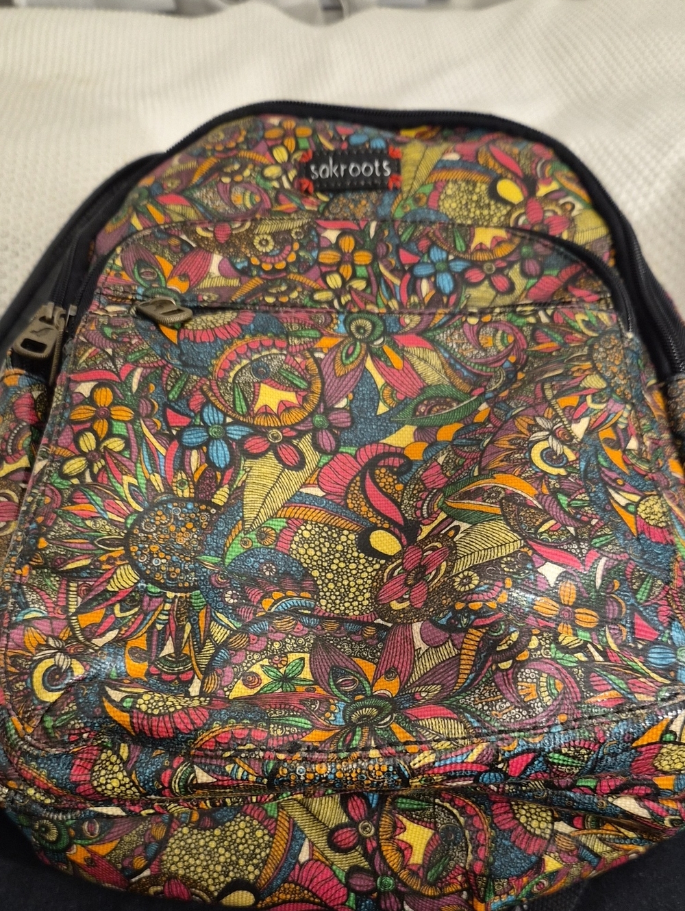 Sakroots Colorful Floral Paisley Print Mini Backpack
